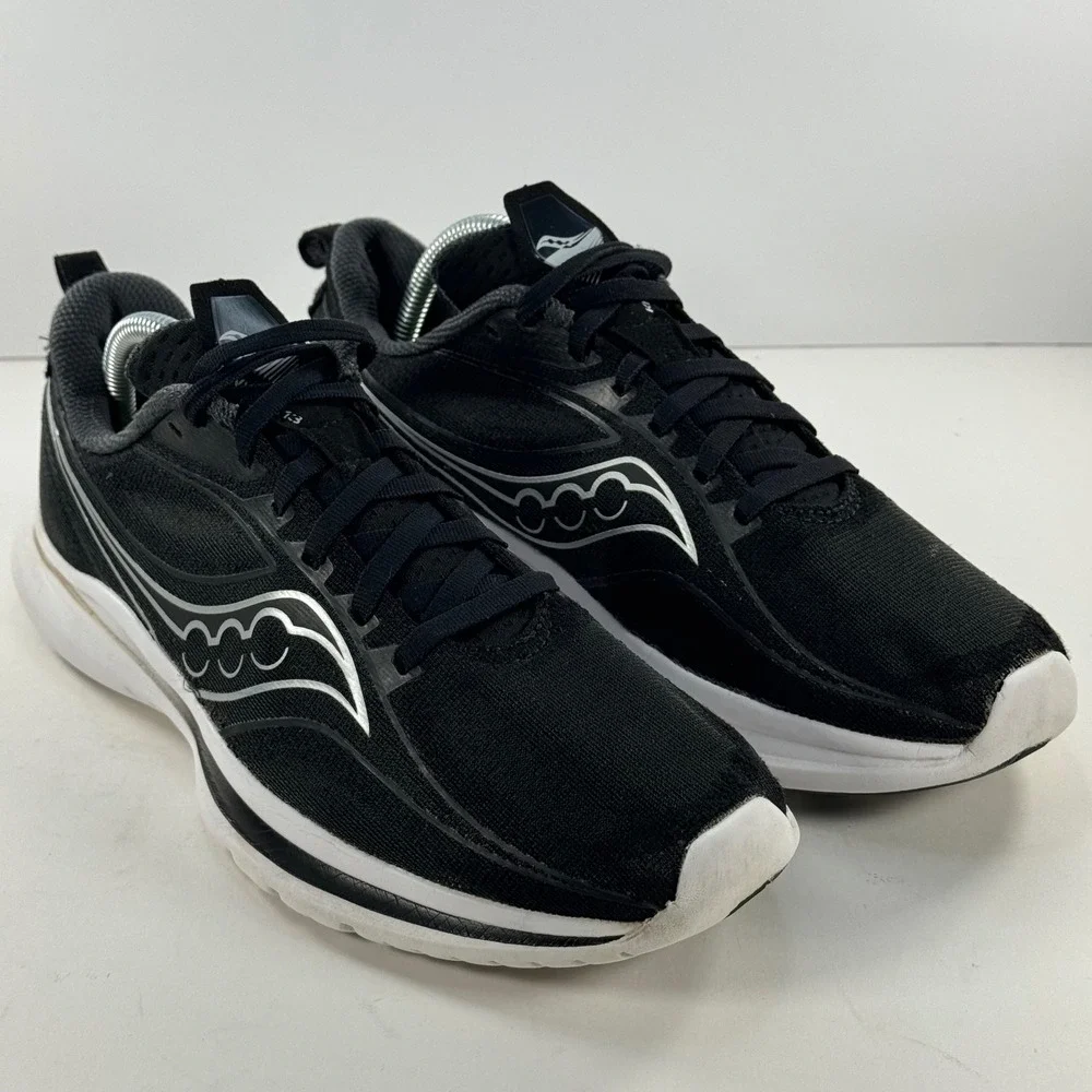 Saucony Kinvara 13 Womens Running Shoes‎ Black White S10723-05 Size 10